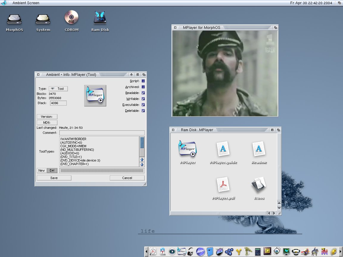 Morphos. MPLAYER. Modolo Morphos. Movie Player. Players guide